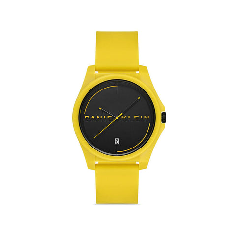 Daniel Klein DKLN Men's Analog Watch DK.1.13193-5 Yellow Silicone Strap Watch | Watch for Men