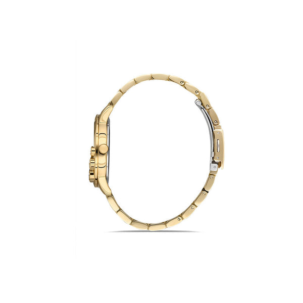 Daniel Klein Trendy Women's Analog Watch DK.1.13239-3 Gold Stainless Steel Strap Watch | Watch for Ladies