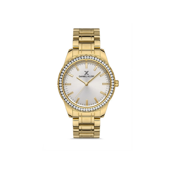 Daniel Klein Premium Women's Analog Watch DK.1.13249-4 Gold Stainless Steel Strap Watch | Watch for Ladies