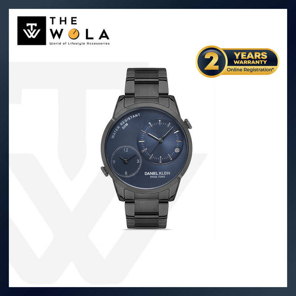 Daniel Klein Premium Men's Chronograph Watch DK.1.13265-5 Black Stainless Steel Strap Watch | Watch for Men