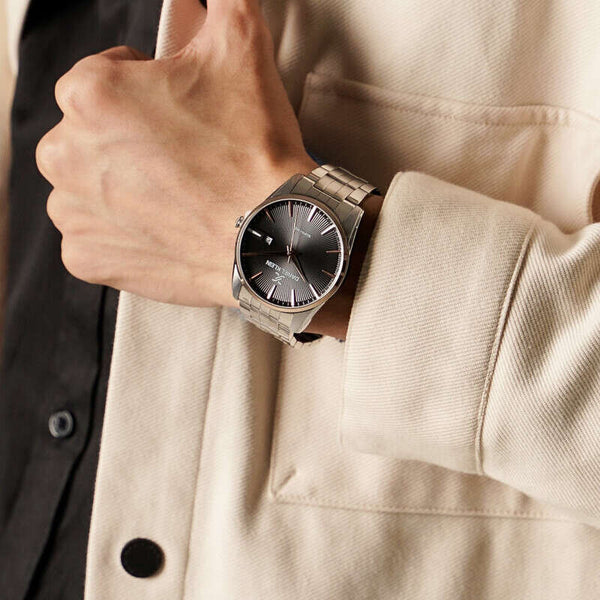 Daniel Klein Supreme Men's Analog Watch DK.1.13322-5 Silver Stainless Steel Strap Watch | Watch for Men
