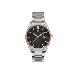 Daniel Klein Premium Men's Analog Watch DK.1.13324-4 Silver Stainless Steel Strap Watch | Watch for Men