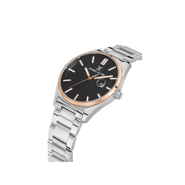 Daniel Klein Premium Men's Analog Watch DK.1.13324-4 Silver Stainless Steel Strap Watch | Watch for Men