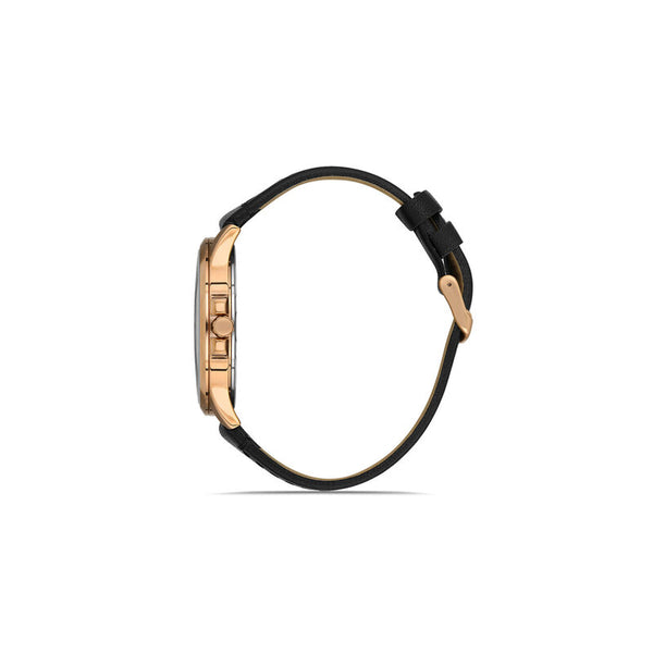 Daniel Klein Premium Men's Analog Watch DK.1.13325-3 Black Genuine Leather Strap Watch | Watch for Men