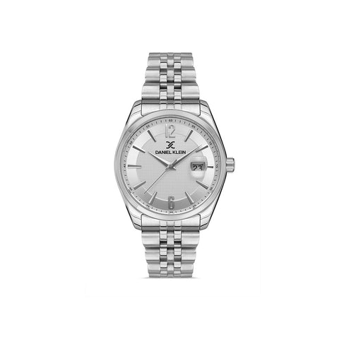 Daniel Klein Premium Men's Analog Watch DK.1.13327-1 Silver Stainless Steel Strap Watch | Watch for Men