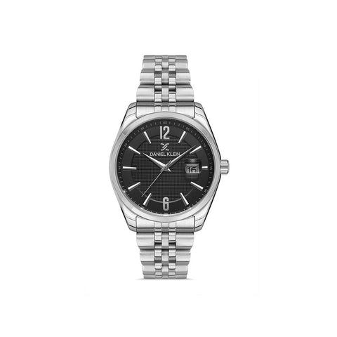 Daniel Klein Premium Men's Analog Watch DK.1.13327-2 Silver Stainless Steel Strap Watch | Watch for Men
