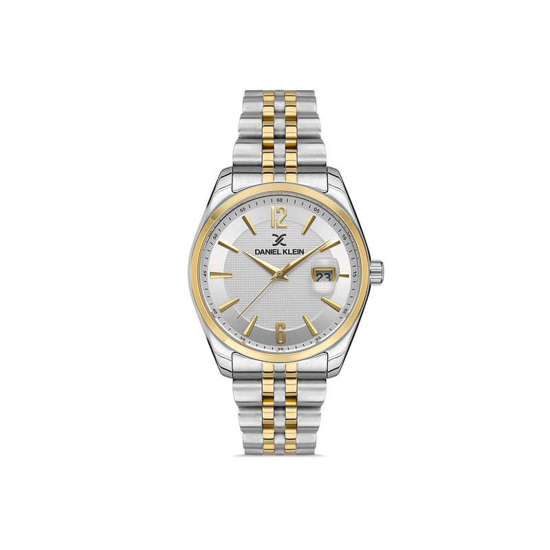 Daniel Klein Premium Men's Analog Watch DK.1.13327-4 Silver Stainless Steel Strap Watch | Watch for Men