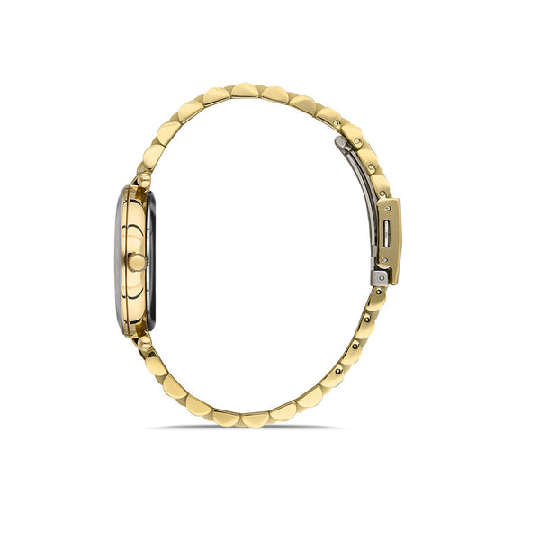 Daniel Klein Premium Women's Analog Watch DK.1.13332-2 Gold Stainless Steel Strap Ladies Watch | Watch for Women