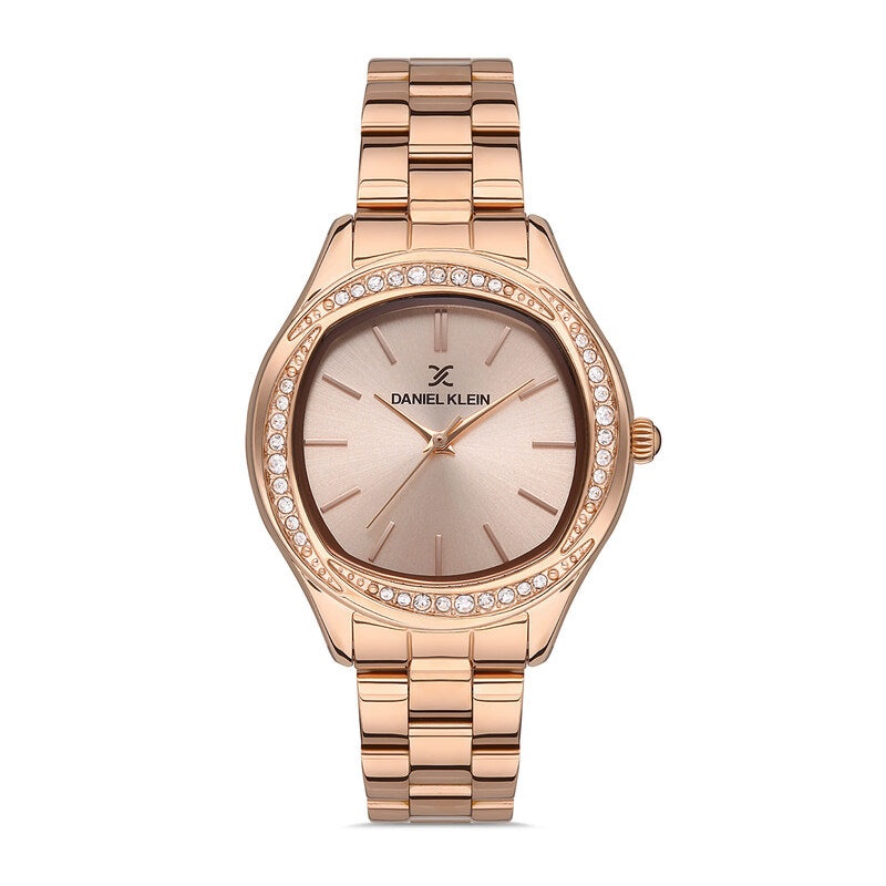 Daniel Klein Premium Women's Analog Watch DK.1.13342-6 Rose Gold Stainless Steel Strap Ladies Watch | Watch for Women