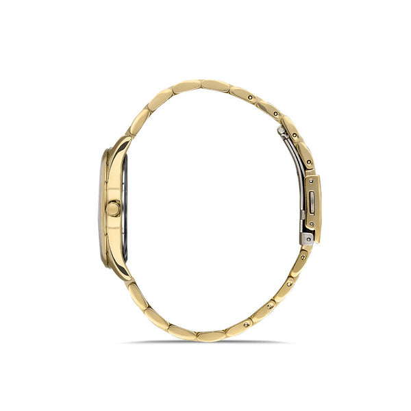 Daniel Klein Trendy Women's Analog Watch DK.1.13353-4 Gold Stainless Steel Strap Watch | Watch for Ladies
