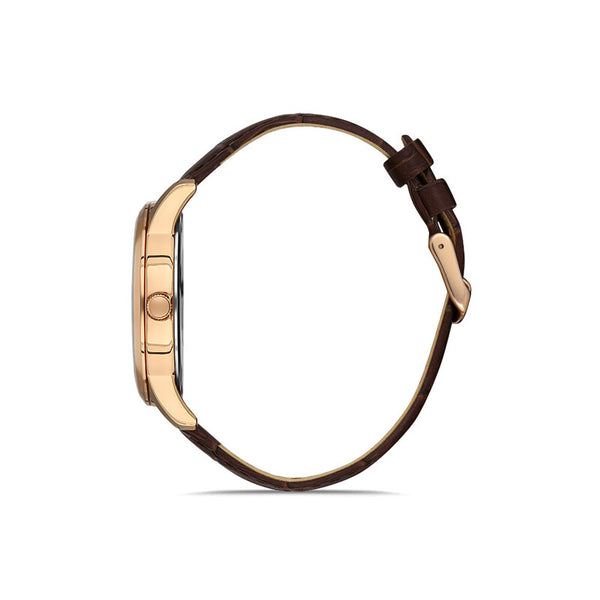 Daniel Klein Premium Men's Analog Watch DK.1.13369-4 Brown Genuine Leather Strap Watch | Watch for Men