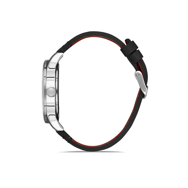 Daniel Klein Premium Men's Analog Watch DK.1.13375-2 Black Genuine Leather Strap Watch | Watch for Men