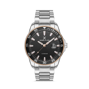Daniel Klein Premium Men's Analog Watch DK.1.13378-4 Silver Stainless Steel Strap Watch | Watch for Men