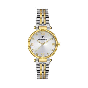 Daniel Klein Premium Women's Analog Watch DK.1.13507-2 with Silver Stainless Steel Strap | Watch for Women