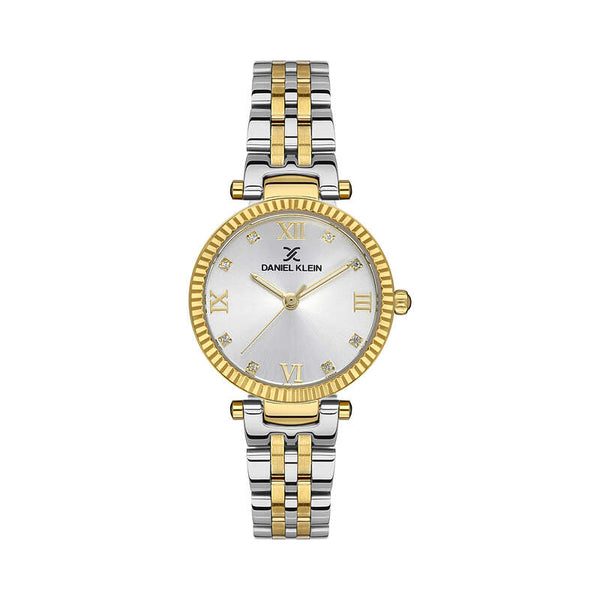 Daniel Klein Premium Women's Analog Watch DK.1.13507-2 with Silver Stainless Steel Strap | Watch for Women