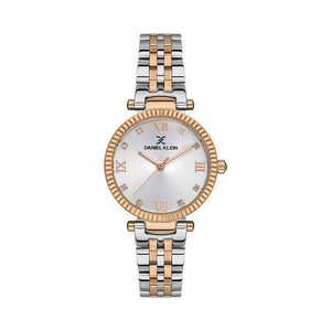 Daniel Klein Premium Women's Analog Watch DK.1.13507-4 with Silver Stainless Steel Strap | Watch for Women