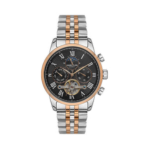 Daniel Klein Automatic Skeleton Men's Chronograph Watch DK.1.13564-5 Silver with Stainless Steel Strap | Watch for Men