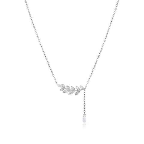 Daniel Klein Women's Necklace DKJ.2.4021-1 Silver Sterling Silver Ladies Necklace with Diamonds | Necklace for Women / Women Accessories