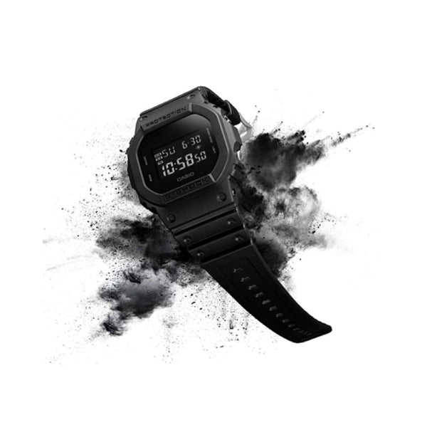 Casio G-Shock Men's Digital DW-5600BB-1DR Black Resin Band Sport Watch