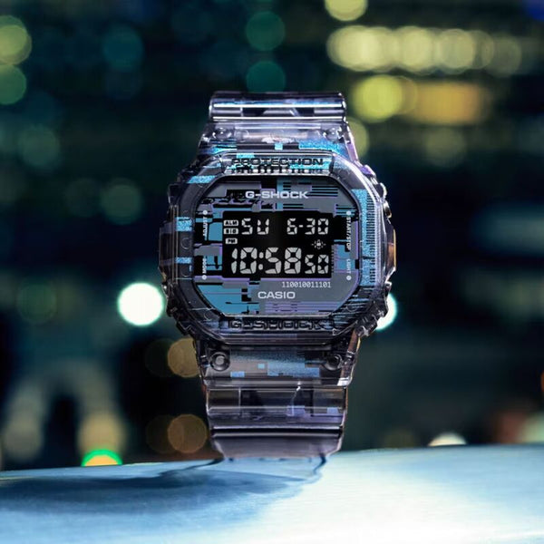Casio G-Shock Men's Digital Watch DW-5600NN-1 Glitch Series Resin Band DW5600NN DW5600NN-1 DW-5600NN-1DR