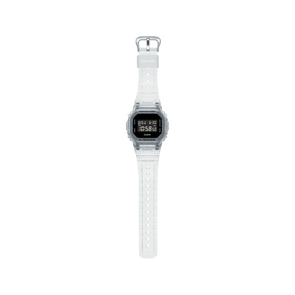 Casio G-Shock Men's Digital DW-5600SKE-7 White semi-transparent Resin Band Sport Watch