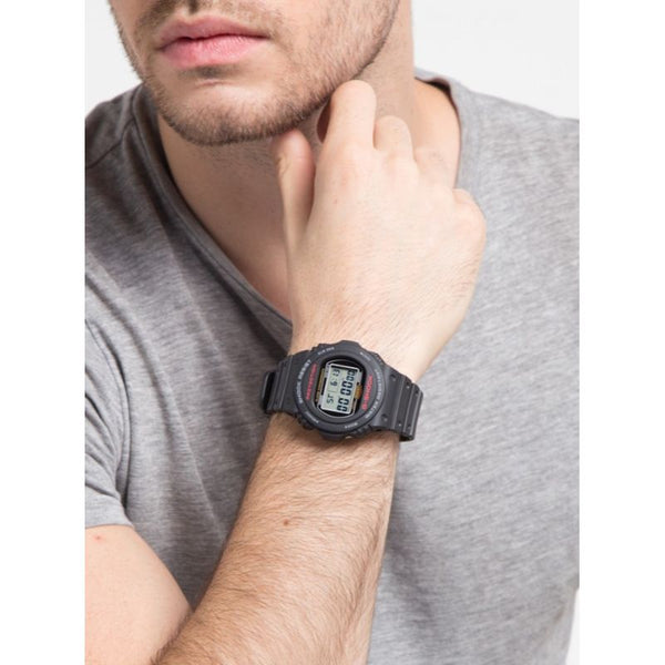 Casio G-Shock Men's Digital Watch DW-5750E-1 Black Resin Band Sports Watch