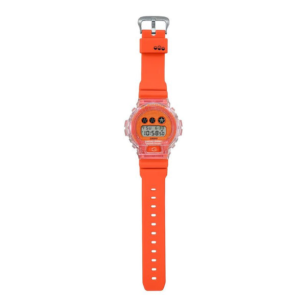 Casio G-Shock DW-6900GL-4 Men's Digital Watch with Orange Resin Band