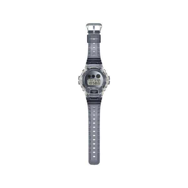 Casio G-Shock Men's Digital Watch DW-6900SK-1 Grey Semi-Transparent Resin Band Sports Watch