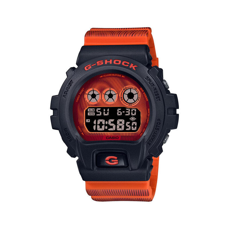 Casio G-Shock Men's Digital Watch DW-6900TD-4 Time Distortion Series Digital Resin Watch DW6900 DW6900TD DW6900TD-4 DW-6900TD-4DR