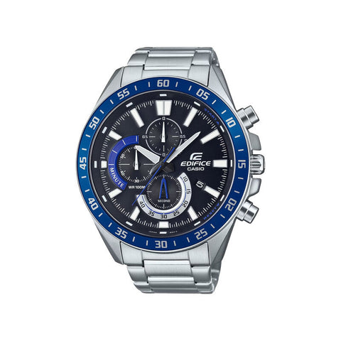 Edifice EFV-620D-2AV Men's Blue Dial Stainless Steel Chronograph Watch