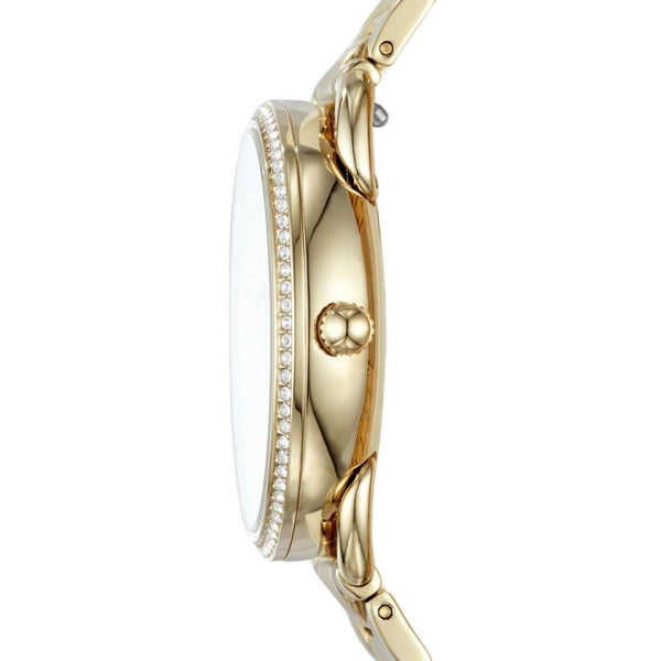 Fossil Women's Analog Watch Tailor Multifunction Gold-Tone Stainless Steel Watch ES4263
