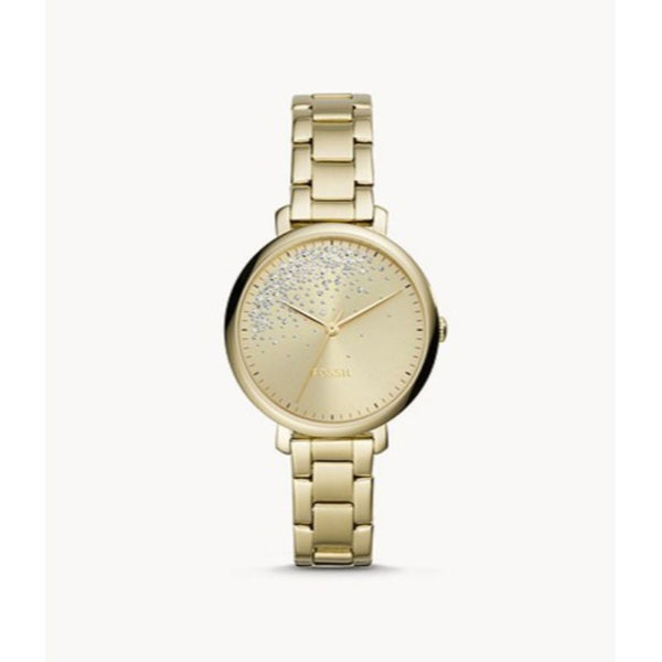 Fossil Women's Analog Watch Jacqueline Three-Hand Gold-Tone Stainless Steel Watch ES4777
