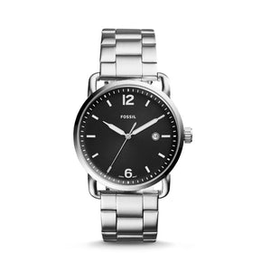 Fossil Men's Watch Analog The Commuter Three-Hand Date Stainless Steel Watch FS5391