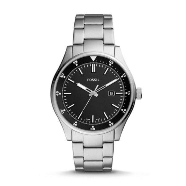 Fossil Men's Watch Belmar Three-Hand Date Stainless Steel Watch FS5530