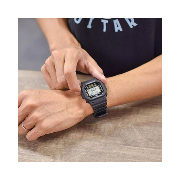 Casio G-Shock Men's Digital Watch G-5600UE-1 Tough Solar Black Resin Band Sport Watch
