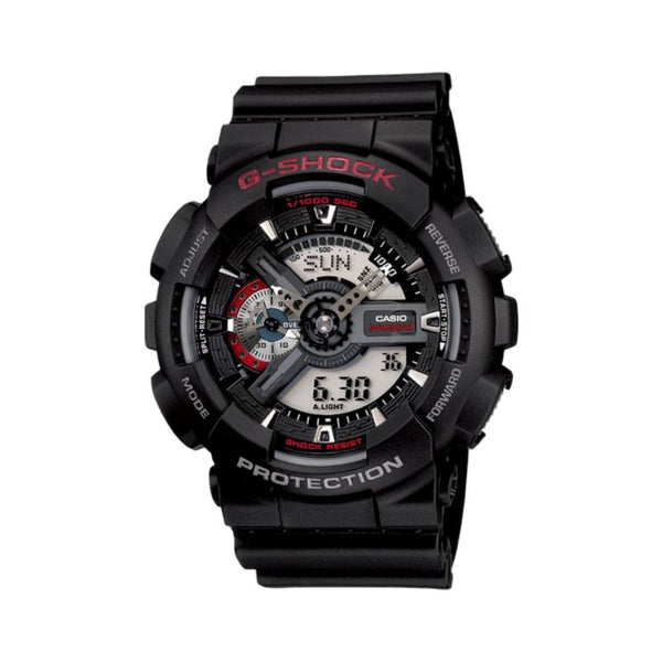Casio G-Shock Men's Analog-Digital Watch GA-110-1A Black Resin Band Sports Watch