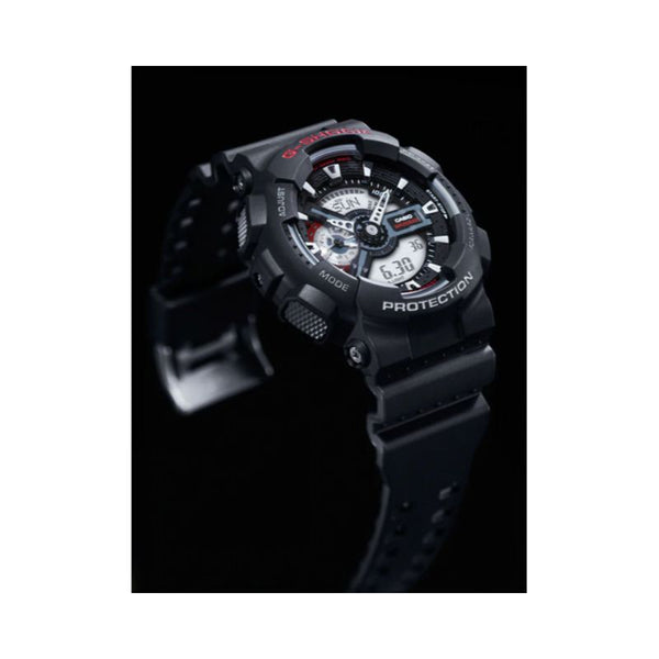 Casio G-Shock Men's Analog-Digital Watch GA-110-1A Black Resin Band Sports Watch