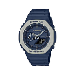 Casio G-Shock Men's Analog-Digital Watch GA-2110ET-2A Earth Tone Color Series Blue Resin Band Sport Watch