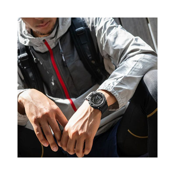 Casio G-Shock Men's Analog-Digital Watch GA-2200BB-1A Carbon Core Guard structure Black Resin Band Sport Watch