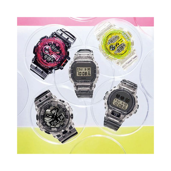 Casio G-Shock Men's Analog-Digital Watch GA-400SK-1A4 Black Semi-Transparent Resin Band Sports Watch