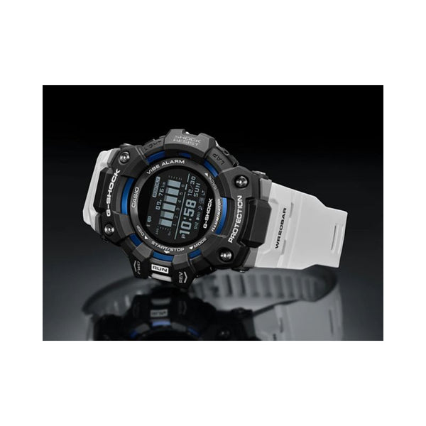 Casio G-Shock Men's Digital GBD-100-1A7DR G-SQUAD Bluetooth® White Resin Band Sport Watch
