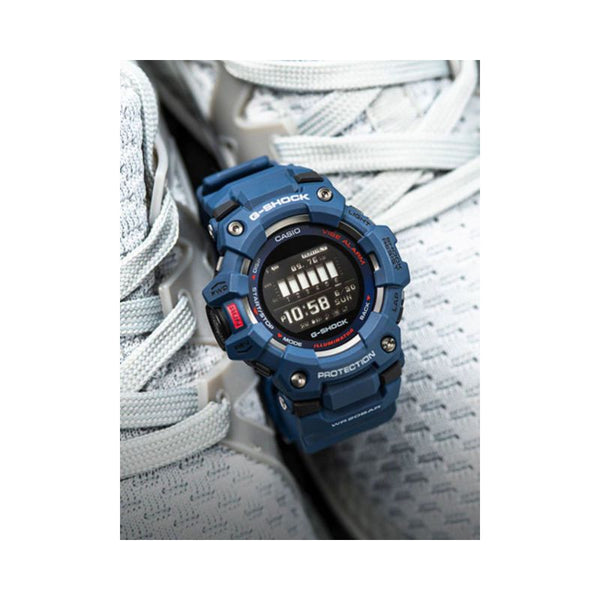 Casio G-Shock Men's Digital Watch GBD-100-2 G-SQUAD Bluetooth® Blue Resin Band Sport Watch