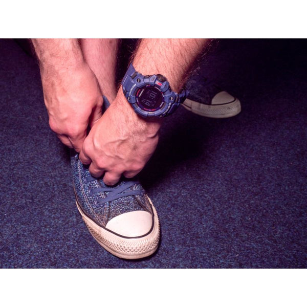Casio G-Shock Men's Digital Watch GBD-100-2 G-SQUAD Bluetooth® Blue Resin Band Sport Watch