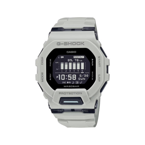 Casio G-Shock GBD-200UU-9 Digital Bluetooth Step Tracker Off- White Resin Watch GBD200UU GBD200UU-9 GBD-200UU-9DR