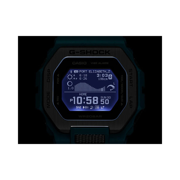 Casio G-Shock Men's Digital GBX-100-2DR Step Tracker Bluetooth Green Resin Sport Watch