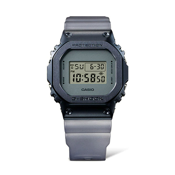 Casio G-Shock Men's Digital Watch Midnight Fog Stainless Steel Case Greyish Blue Resin Sport Watch GM-5600MF-2