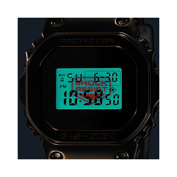 Casio G-Shock Men's Digital GM-5600SG-9 Gold Bezel with White Transparent Resin Band Sport Watch