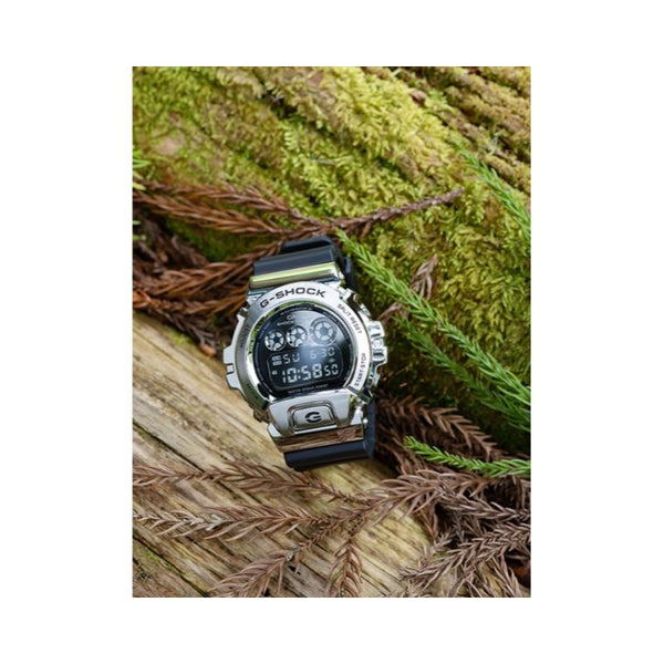 Casio G-Shock Men's Digital Watch GM-6900-1 Metal covered Bezels with Black Resin Band Sports Watch