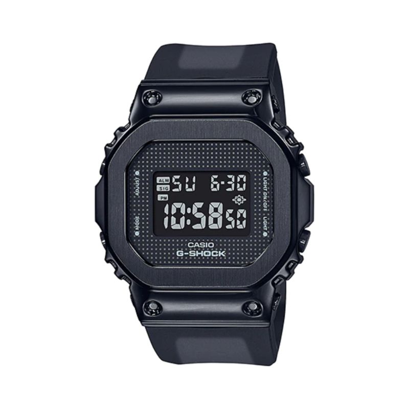 Casio G-Shock Women's Digital GM-S5600SB-1 Black Resin Band Sport Watch