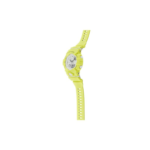Casio G-Shock Women's Analog-Digital Watch S Series GMA-B800-9A G-SQUAD Bluetooth® Yellow Resin Band Sport Watch